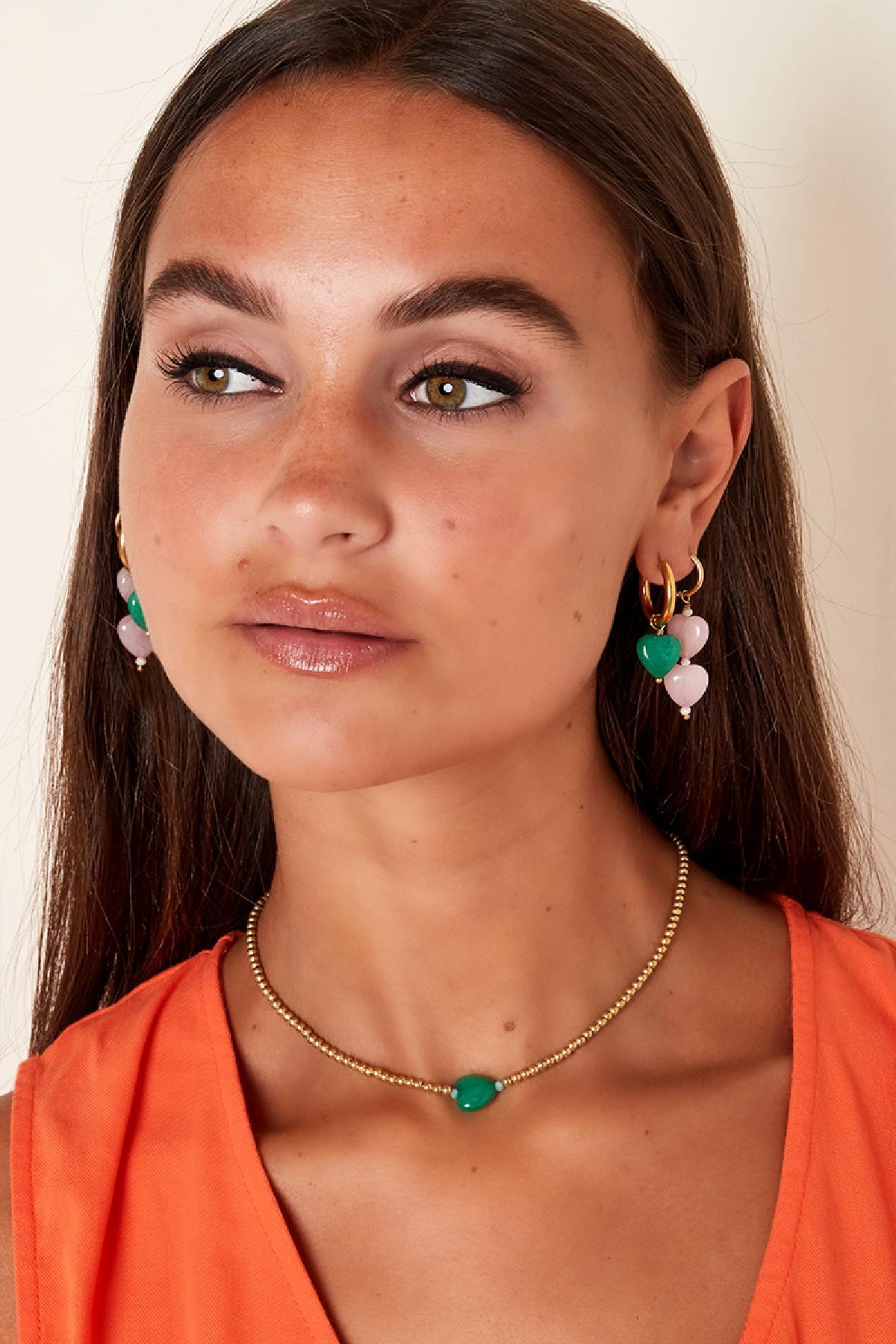 Herzkette - #summergirls-Kollektion Gold Edelstahl